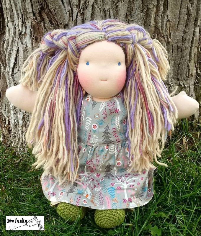 Sewfunky Waldorf Inspired Natural Doll