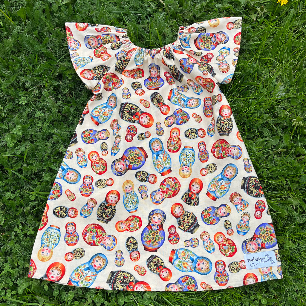 Sewfunky Pixie Dress - Matryoshka