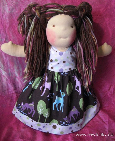 Sewfunky Waldorf Inspired Natural Doll