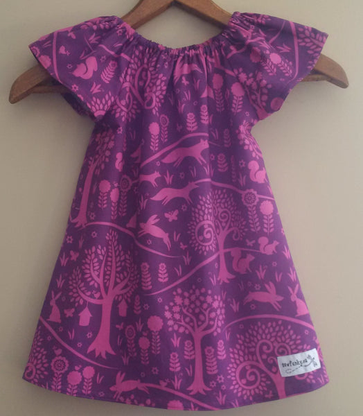 Sewfunky Pixie Dress - Violet Foxtrot