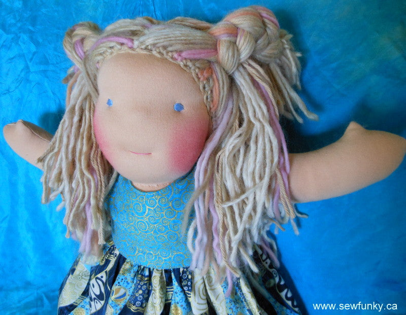 Sewfunky Waldorf Inspired Natural Doll