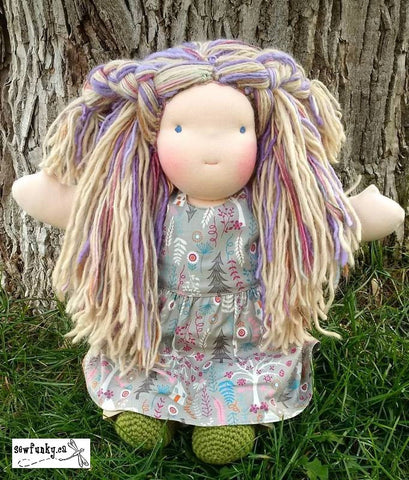 Sewfunky Waldorf Inspired Natural Doll