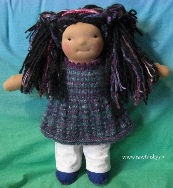Sewfunky Waldorf Inspired Natural Doll