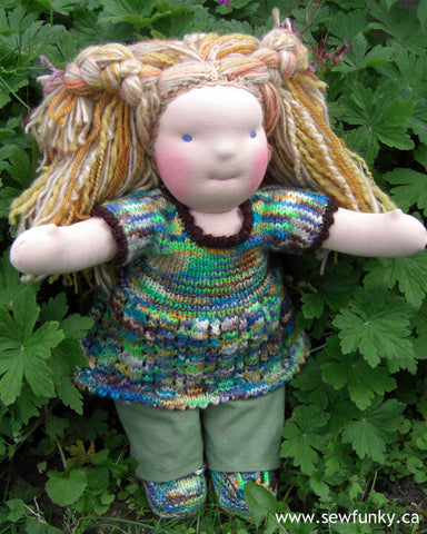 Sewfunky Waldorf Inspired Natural Doll