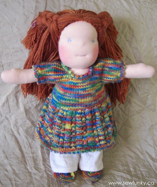 Sewfunky Waldorf Inspired Natural Doll