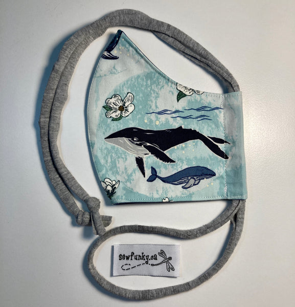 Triple Layer Fitted Cloth Face Masks for Adults 100% cotton