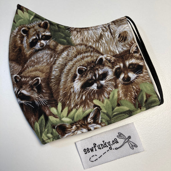 Three Layer Cloth Face Masks for Children 5-12 years 100% cotton