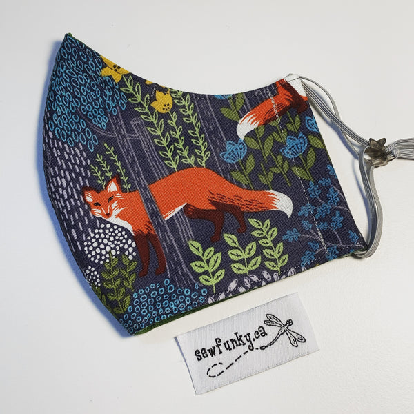 Three Layer Cloth Face Masks for Children 5-12 years 100% cotton