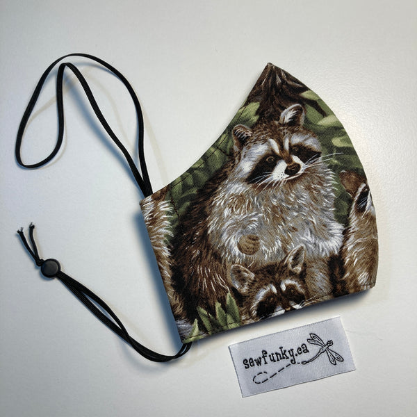 Three Layer Cloth Face Masks for Children 5-12 years 100% cotton