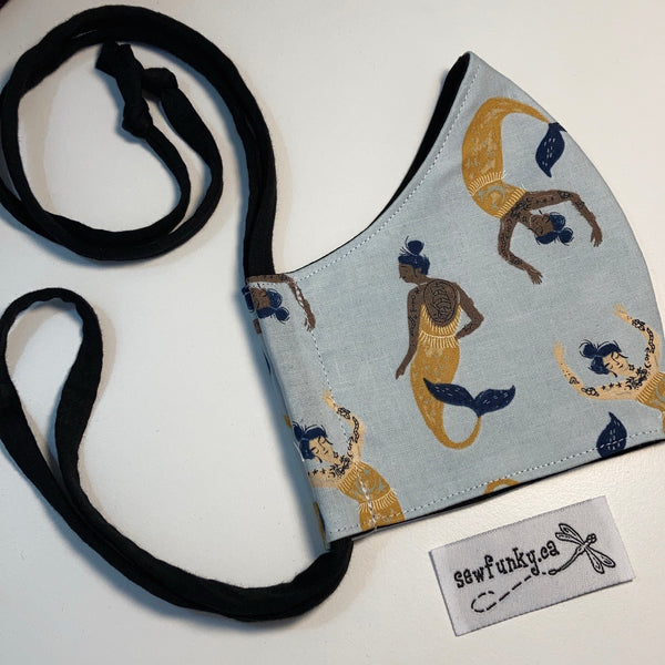 Three Layer Cloth Face Masks for Children 5-12 years 100% cotton