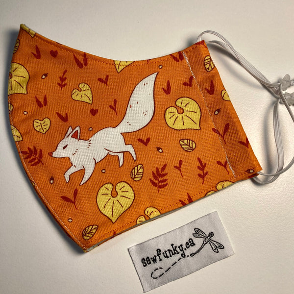 Three Layer Cloth Face Masks for Children 5-12 years 100% cotton