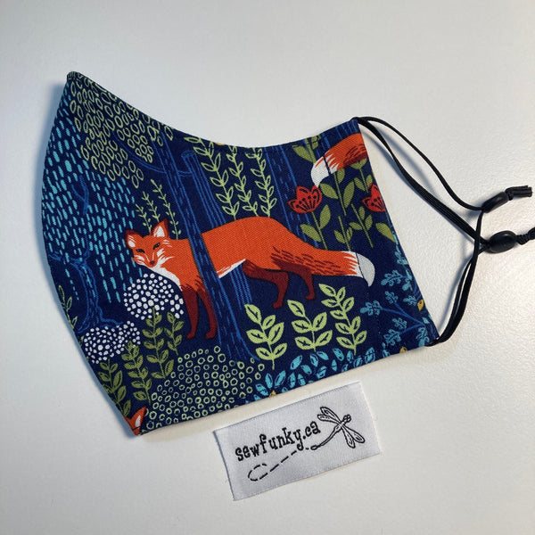 Three Layer Cloth Face Masks for Children 5-12 years 100% cotton