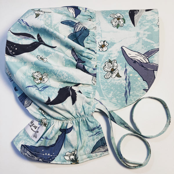 Sewfunky Sun Bonnet - Whale Song