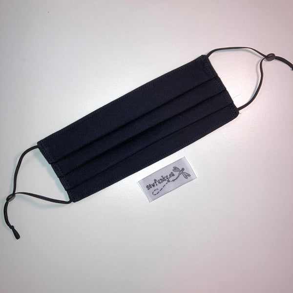 Triple Layer Pleated Cloth Face Masks for Adults 100% cotton