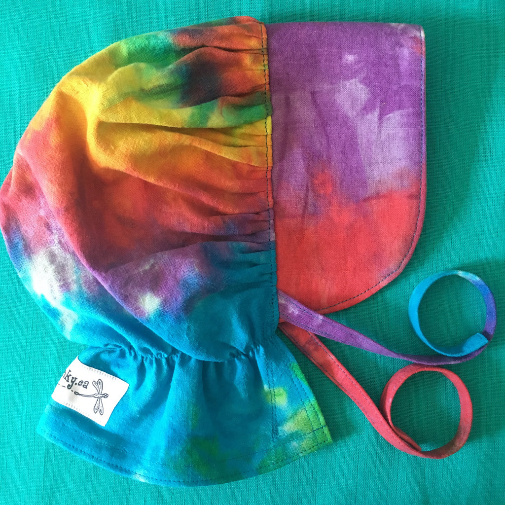 Sewfunky Sun Bonnet - Tiedye Hemp