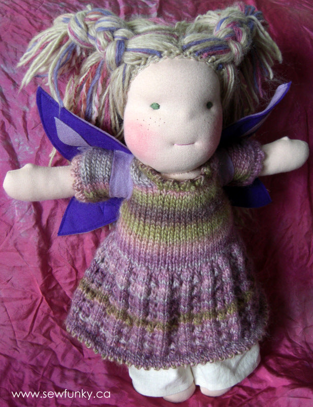 Sewfunky Waldorf Inspired Natural Doll