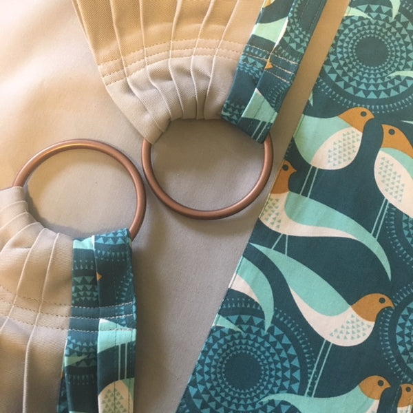 Sewfunky Designer Midwifery Weigh Sling Custom Fabric Combination