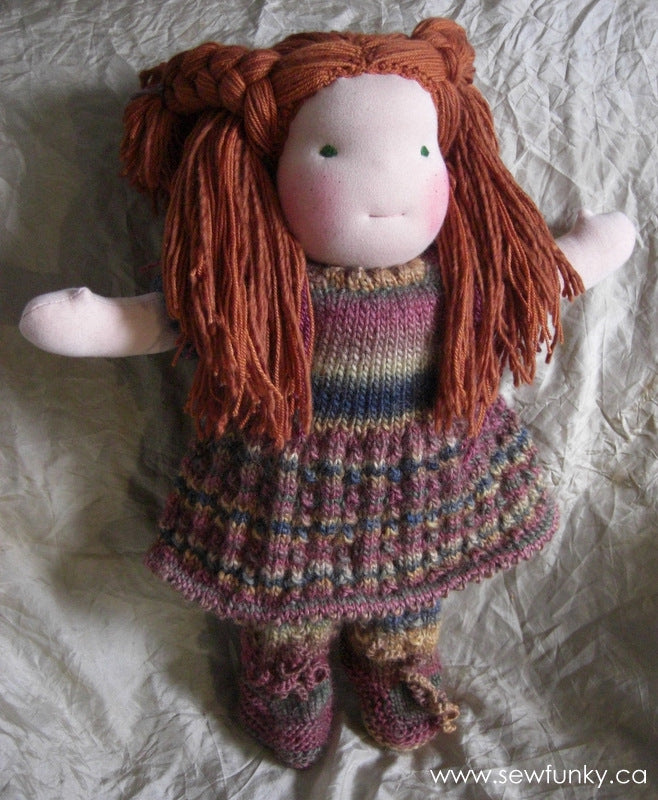 Sewfunky Waldorf Inspired Natural Doll